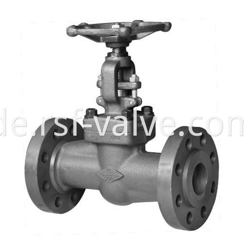 Api602 Integral Flange Globe Valve